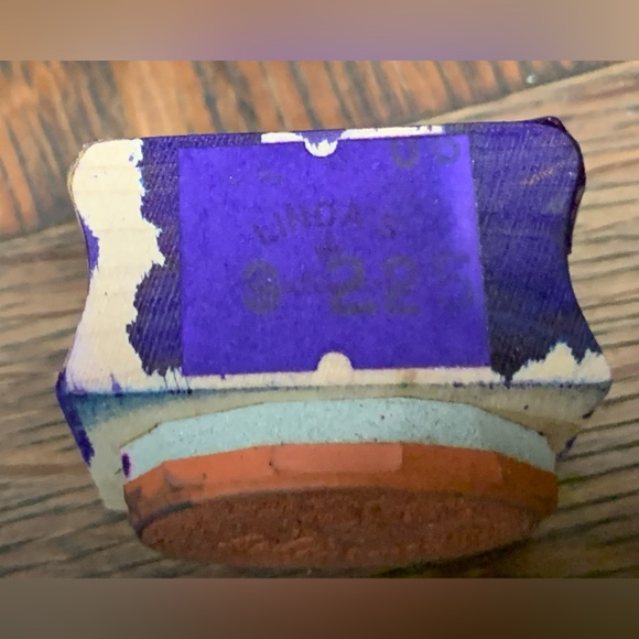 1988 Vintage Hero Arts PLANET EARTH Wooden Block Rubber Ink Stamp - Picture 10 of 12